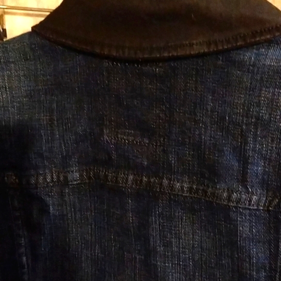 Guess 1981 leather and denim jacket - Picture 6 of 7